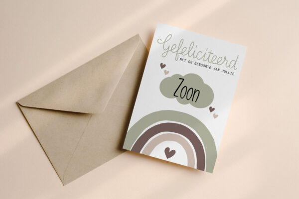 Geboortefelicitatie zoon