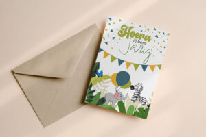 Verjaardagskaart Jungle