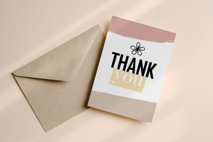 Thankyou wenskaart Bedankt 001