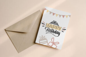 Verjaardagskaart Slinger/Cadeau