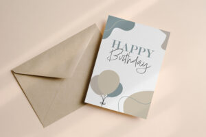 Verjaardagskaart Ballon