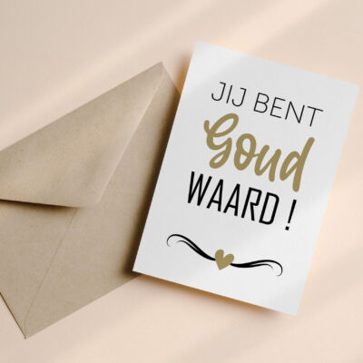 Jij bent goud waard