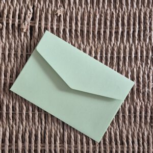 16 x 11 cm Envelop Groen