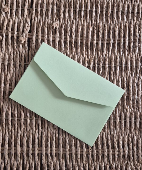 16 x 11 cm Envelop Groen