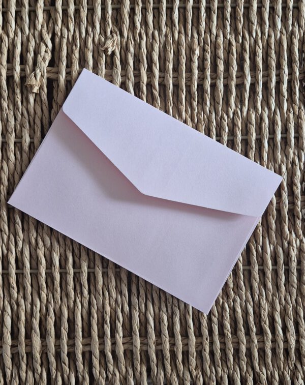 16 x 11 cm Envelop Licht Roze