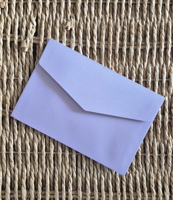 16 x 11 cm Envelop Paars