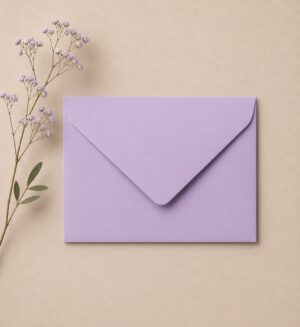 16 x 11 cm Envelop Paars