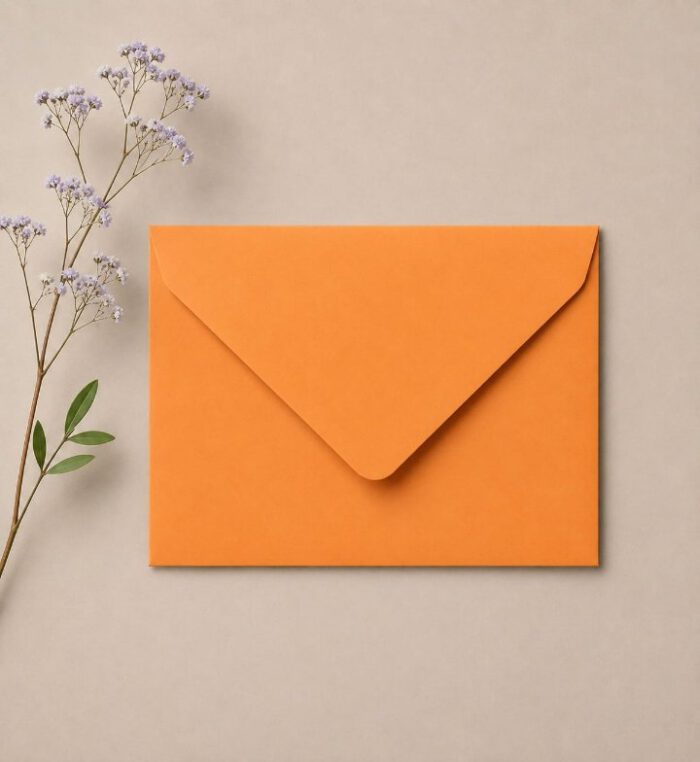 16 x 11 cm Envelop Oranje