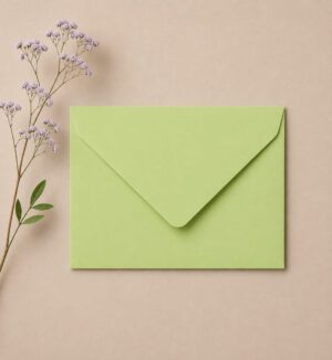 16 x 11 cm Envelop Groen