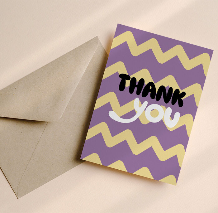 Zigzag thank you