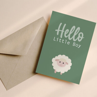 Geboortefelicitatie 011 Geboorte Hello Little Boy