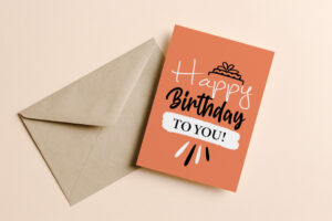 Verjaardagskaart Happy Birthday