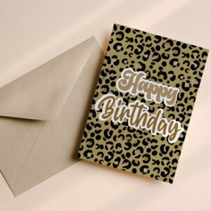 Verjaardagskaart Panter