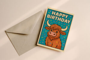 Verjaardagskaart Bison