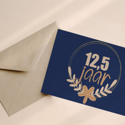 Wenskaart 12,5 jaar