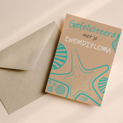 Zwemdiploma wenskaart 001