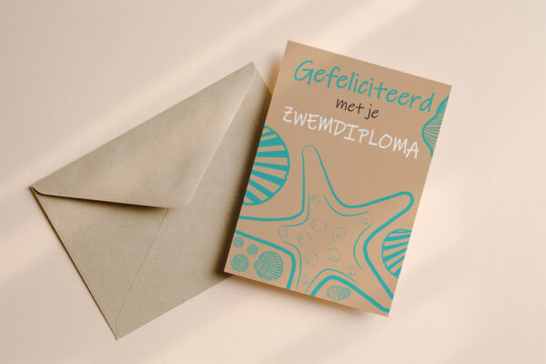 Zwemdiploma wenskaart 001