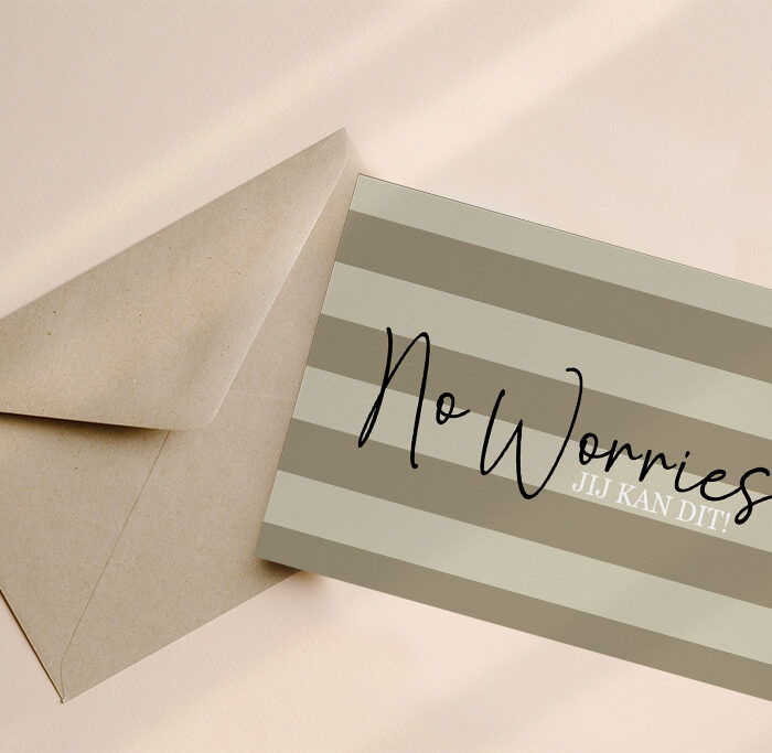 No Worries | Complimentkaart