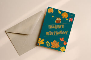 Verjaardagskaart Uil