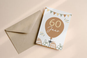 Wenskaart 60 jaar