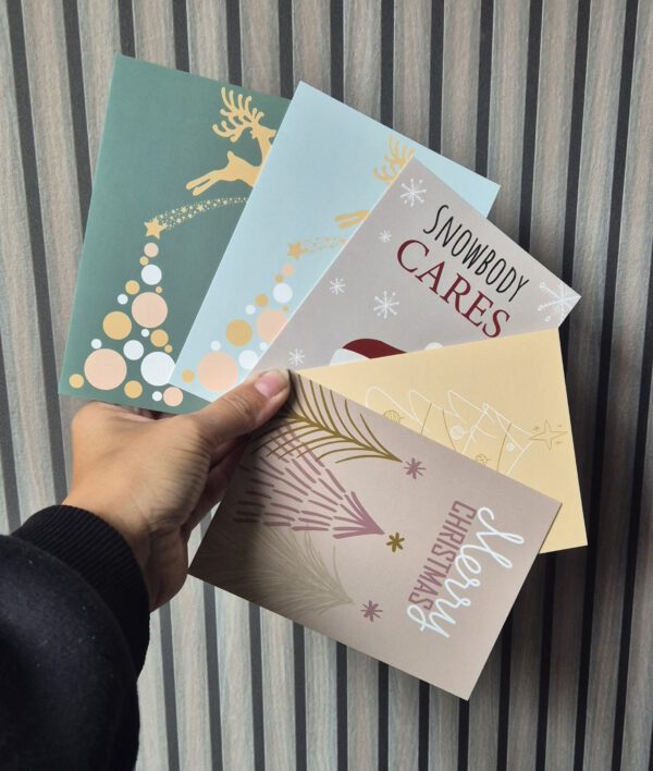 1 Kerstkaarten set inclusief enveloppen