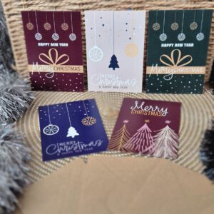 1 Kerstkaarten set inclusief enveloppen