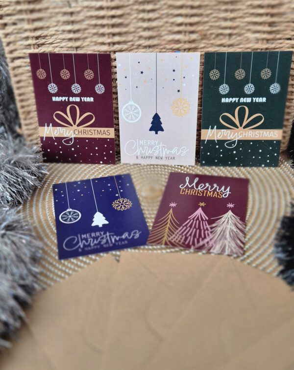 1 Kerstkaarten set inclusief enveloppen