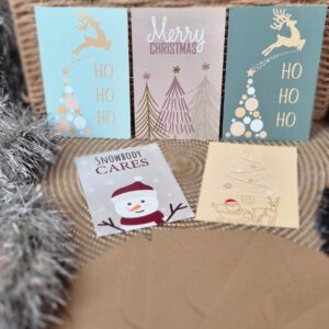 1 Kerstkaarten set inclusief enveloppen