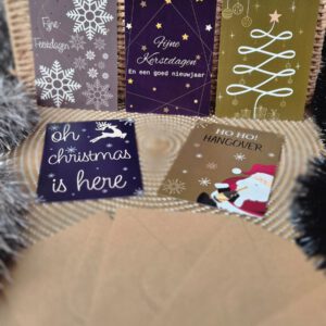 1 Kerstkaarten set inclusief enveloppen