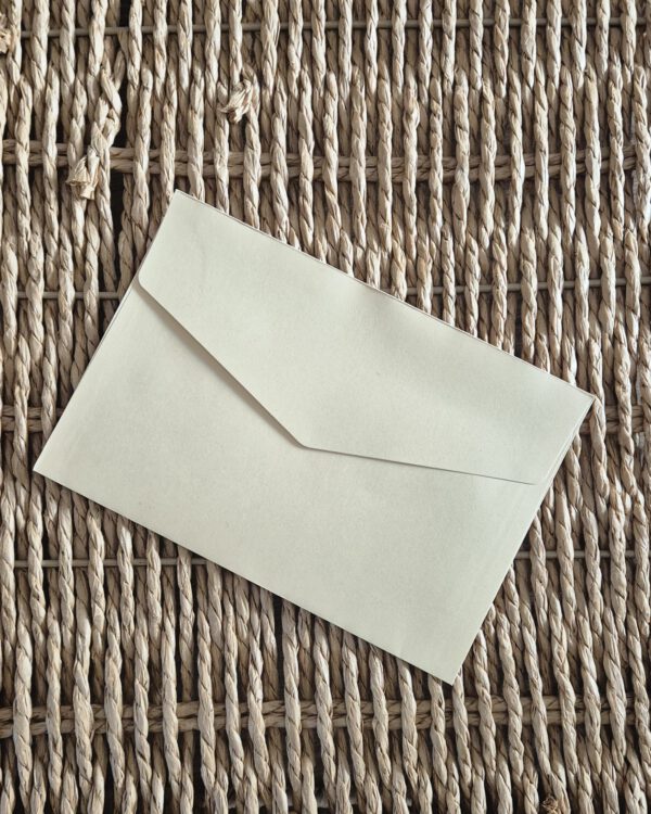16 x 11 cm Envelop Crème