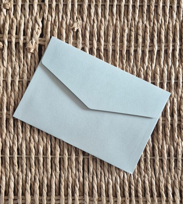 16 x 11 cm Envelop Licht Grijs