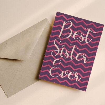 Best sister wenskaart Best Sister