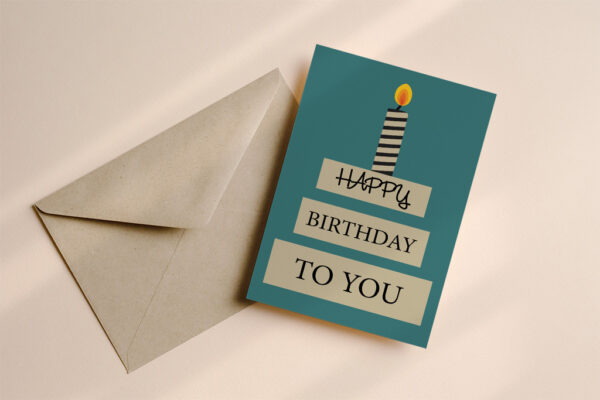 Verjaardagskaart Happy Birthday