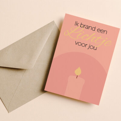 Ik brand een lichtje voor jou