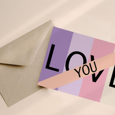 Love you wenskaart