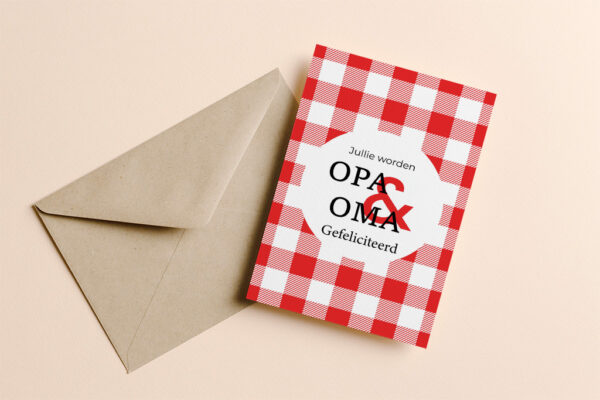 Opa&Oma wenskaart