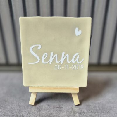 10 x 10 cm Geboortetegel