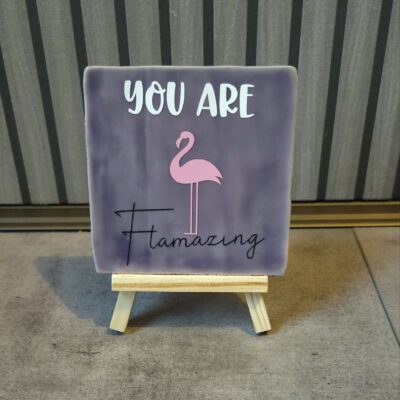10 x 10 cm You Are Flamazing tegel