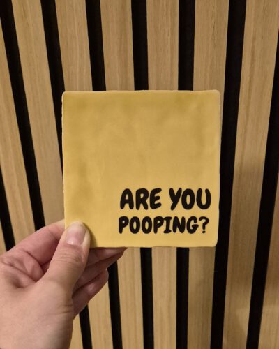 Are You Pooping tegel