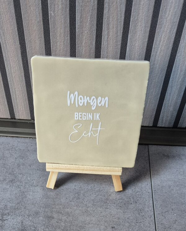 Tegel - morgen ben ik echt