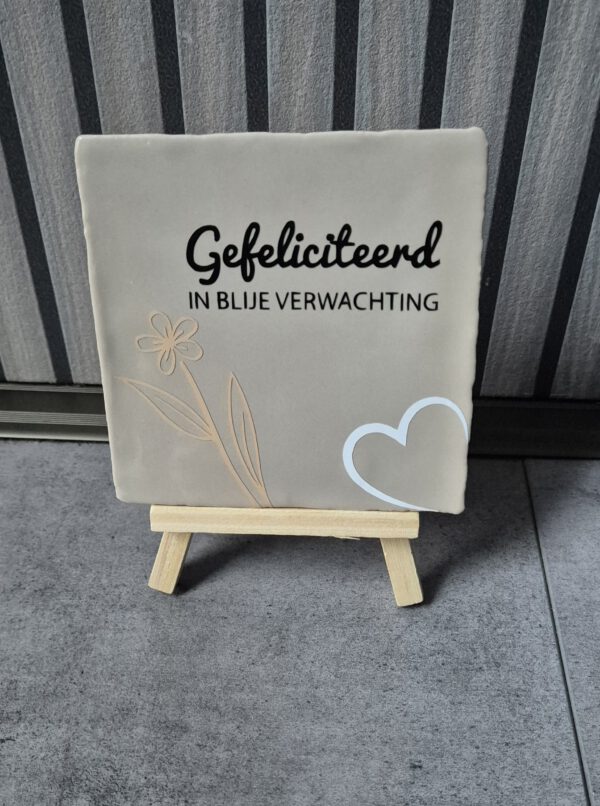 In verwachting tegel