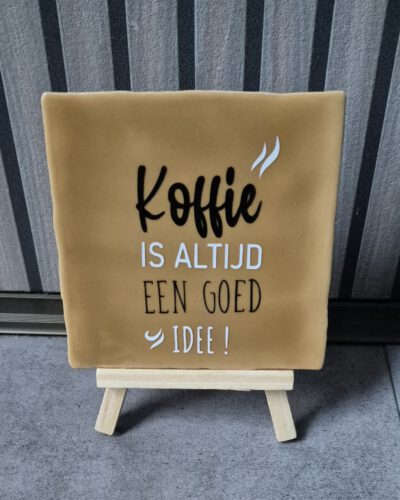Koffie tegel