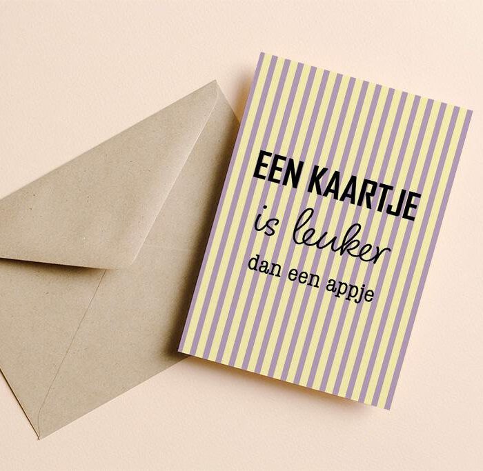 Setje van 5 wenskaarten