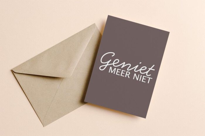 Geniet meer niet