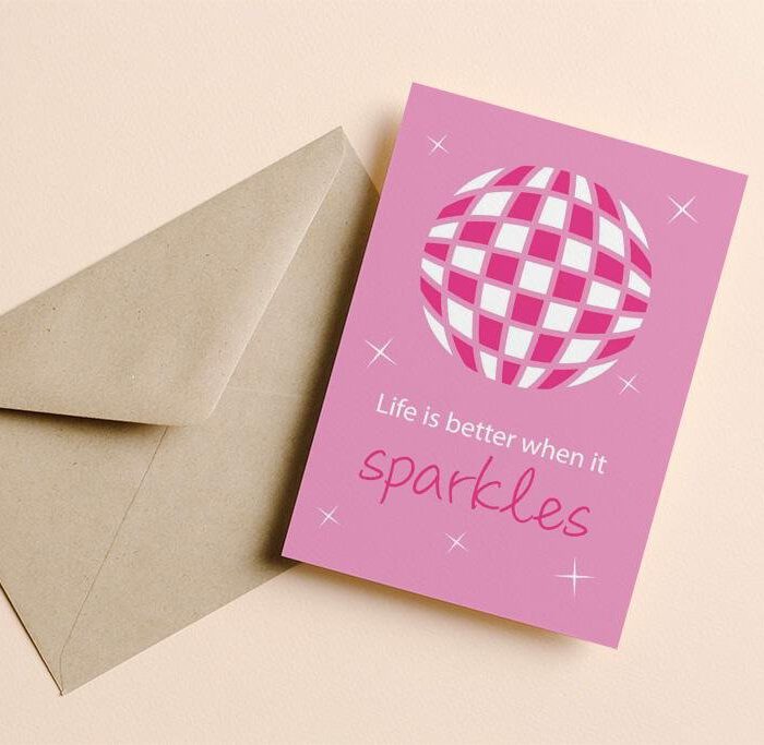 Setje van 5 wenskaarten