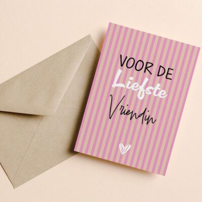 Voor de liefste vriendin