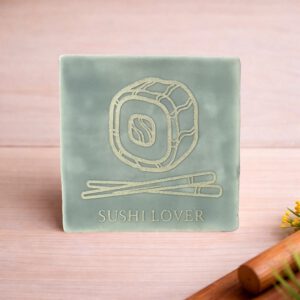 Tegeltje met tekst Sushi lover
