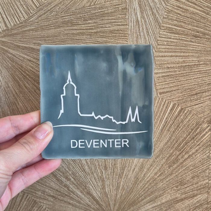 Tegeltje met tekst 
Deventer