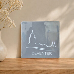 Tegeltje met tekst Deventer