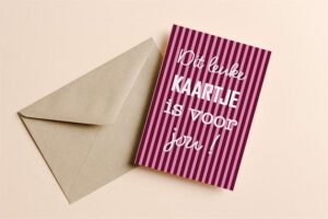 Dit leuke kaartje is voor jou!